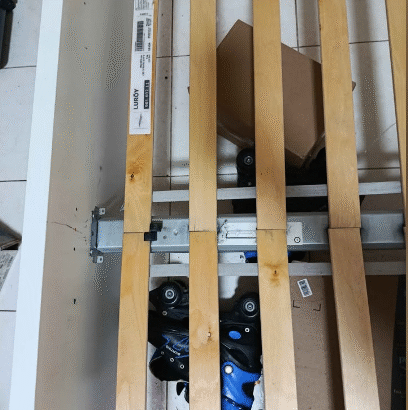 Ikea King size bed with mattres for sale
