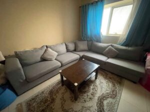 L shape sofa good condition for sale