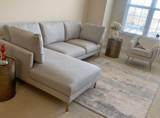 L sofa still in excellent condition for sale