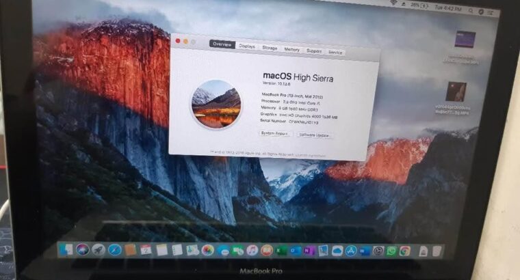 Apple MacBook pro corei5 for sale