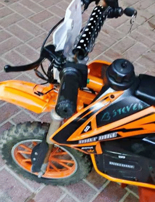 Mini motor electric dirt bike with key for sale