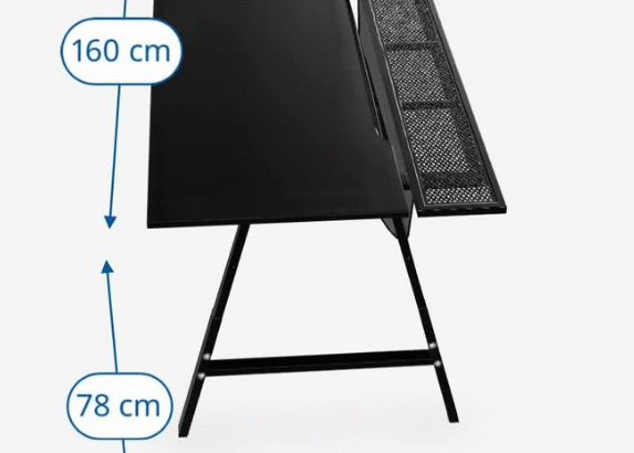 Office / Study Gaming desk, black for sale