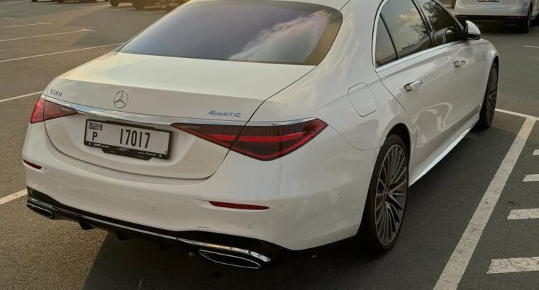 Mercedes S500 fully loaded 4matic Gcc 2021