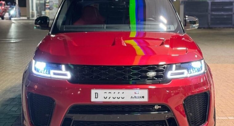 Range Rover sport SVR 2022 USA imported