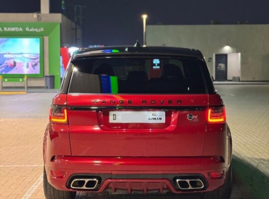 Range Rover sport SVR 2022 USA imported