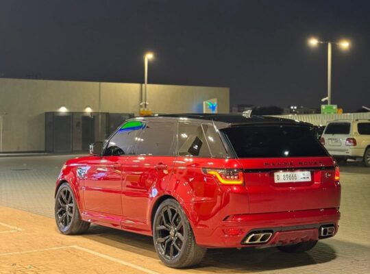 Range Rover sport SVR 2022 USA imported