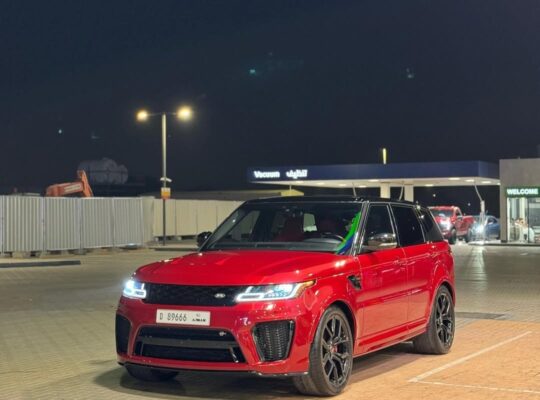 Range Rover sport SVR 2022 USA imported