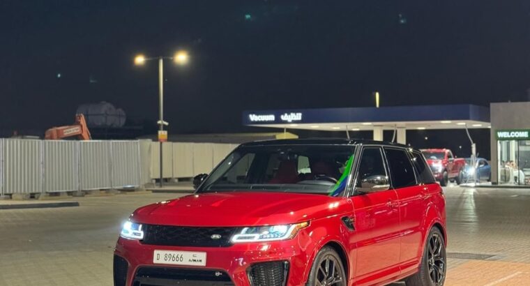 Range Rover sport SVR 2022 USA imported