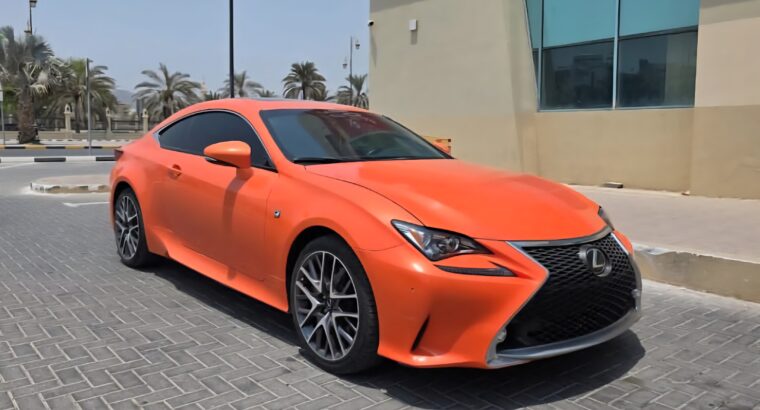 Lexus RC350 F sport 2015 USA imported for sale