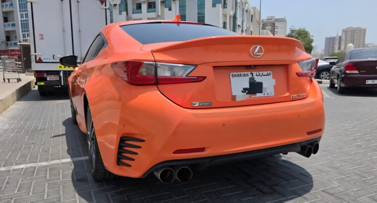 Lexus RC350 F sport 2015 USA imported for sale