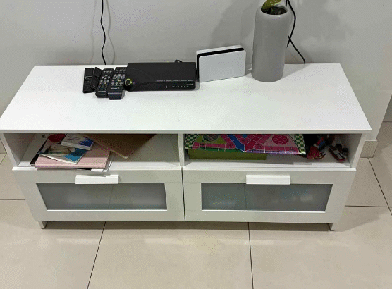 White Tv Table for sale
