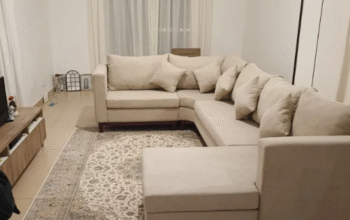 BRAND NEW Beige L-Shape Sofa For Sale