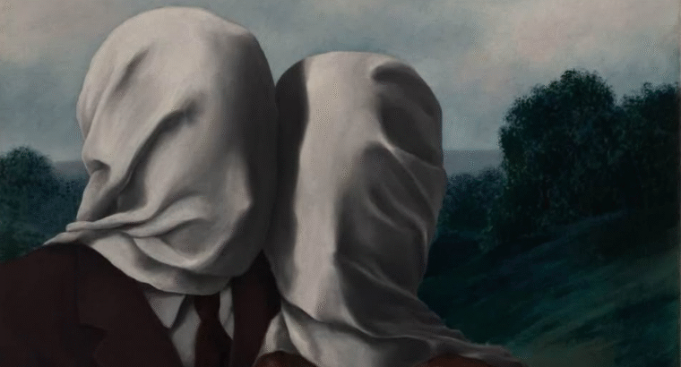 The Lovers I Wall Art 1928 by Rene Magritte for sa