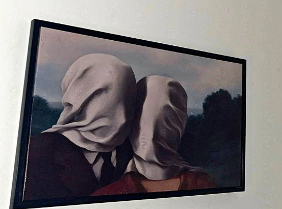 The Lovers I Wall Art 1928 by Rene Magritte for sa