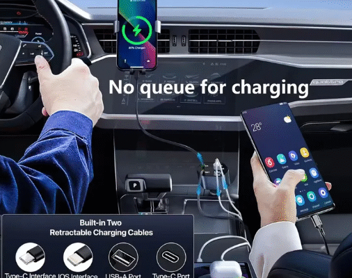 Type c and iphone fast car charger for sale