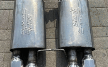 Mustang 2014 dual tip exhaust original borla for s