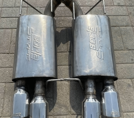 Mustang 2014 dual tip exhaust original borla for s