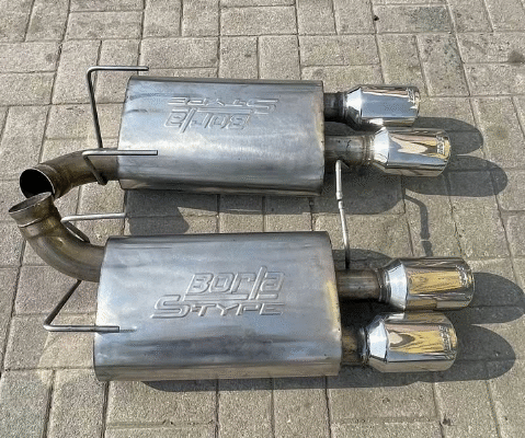 Mustang 2014 dual tip exhaust original borla for s