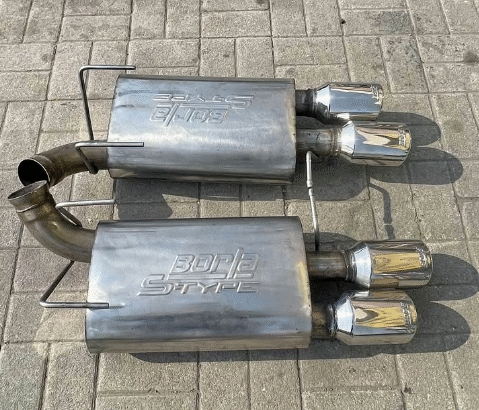 Mustang 2014 dual tip exhaust original borla for s