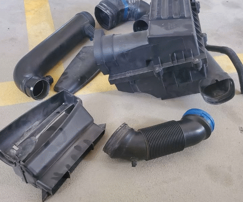 Intake air with filter and pipe for volkswagen GTI