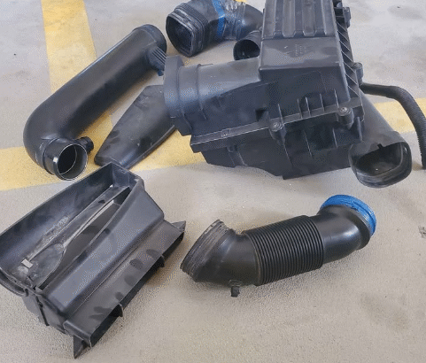 Intake air with filter and pipe for volkswagen GTI