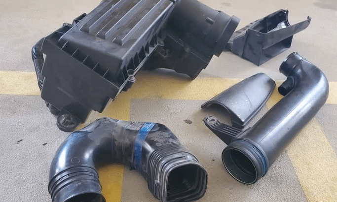 Intake air with filter and pipe for volkswagen GTI