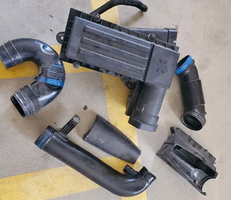 Intake air with filter and pipe for volkswagen GTI