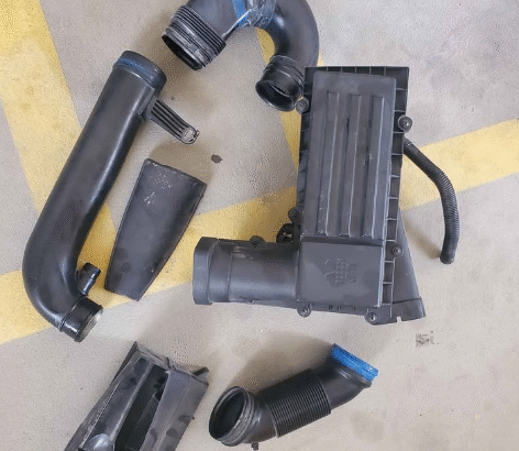Intake air with filter and pipe for volkswagen GTI
