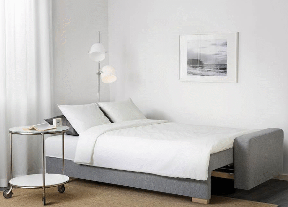 Ikea sofabed with storage for sale