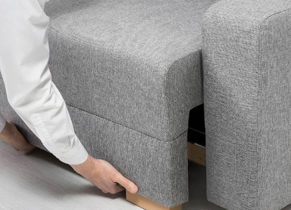 Ikea sofabed with storage for sale