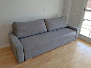 Ikea sofabed with storage for sale