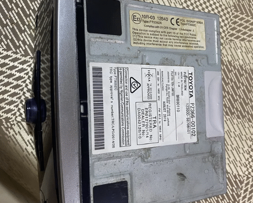 Toyota pZ366-00102 للبيع مسجل سياره