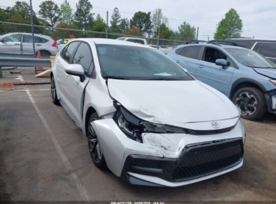 TOYOTA COROLLA SE 2022 Auto auction