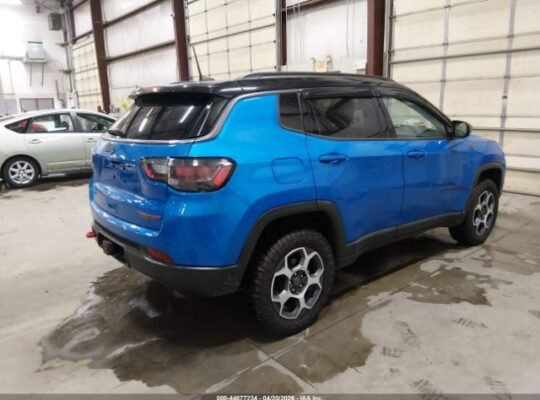 SOLD – JEEP COMPASS TRAILHAWK 2022 Auto Auction