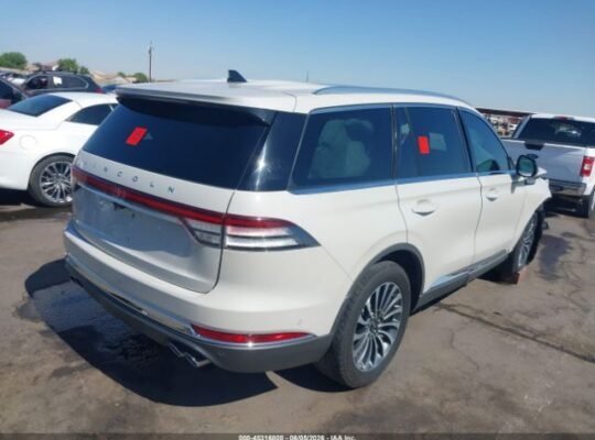 SOLD – LINCOLN AVIATOR RESERVE 2022 Auto Auction