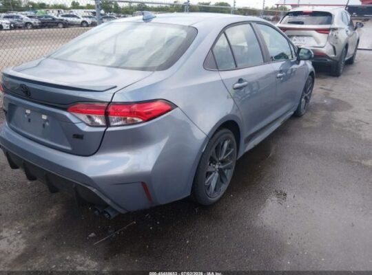 SOLD – TOYOTA COROLLA SE 2023 Auto Auction