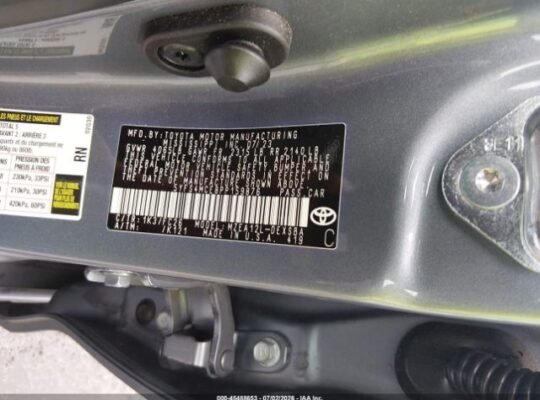 SOLD – TOYOTA COROLLA SE 2023 Auto Auction
