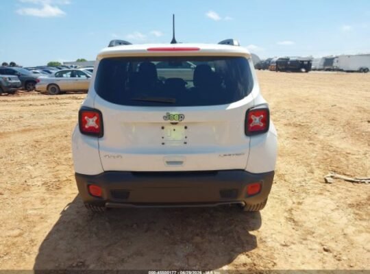 SOLD – JEEP RENEGADE LIMITED 4X4 2022 Auto Auction