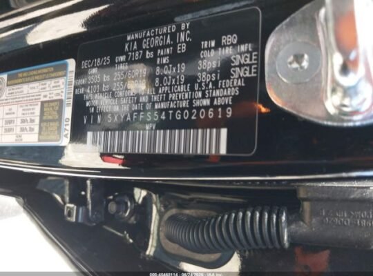 SOLD.. KIA EV9 WIND 2026 Auto auction