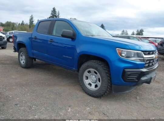 CHEVROLET COLORADO 4WD SHORT BOX 2022 Auto auction