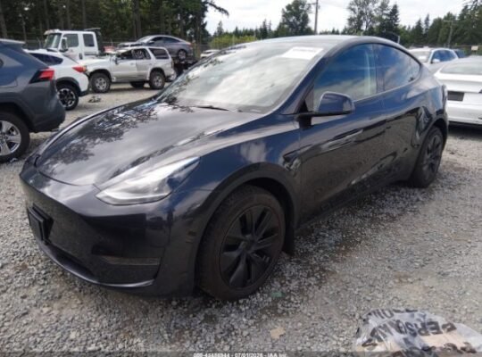 SOLD…!! TESLA MODEL Y LONG RANGE 2025 Auto Auction